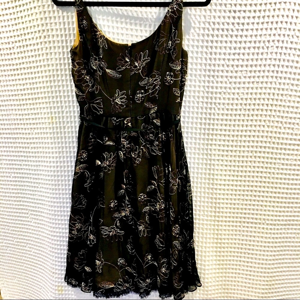 Worn once silk brocade dress